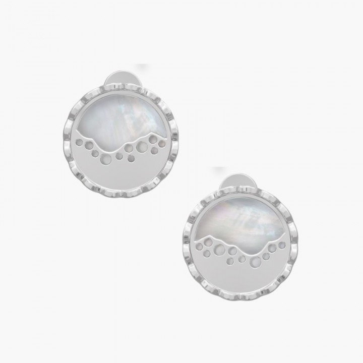 Alice blue pearl earrings - Merine